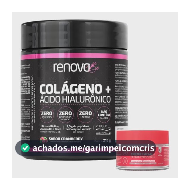 Colágeno Renova Be com Verisol e Ácido Hialurônico