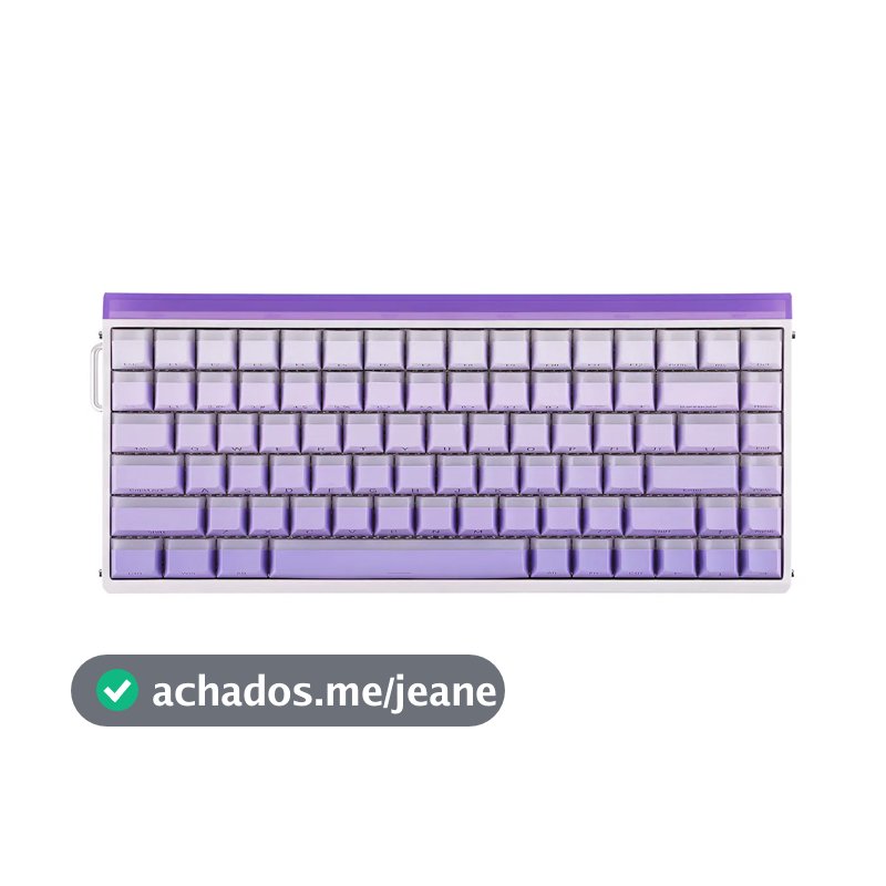 Teclado Magnético Aula Hero 84 He Cor De Teclado Lilás Idioma Inglês Internacional