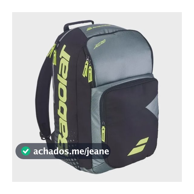 Mochila Babolat Pure Aero 2026 + Preto/amarelo