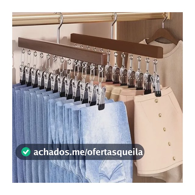 Cabide Organizador 12 Calças Para Armário