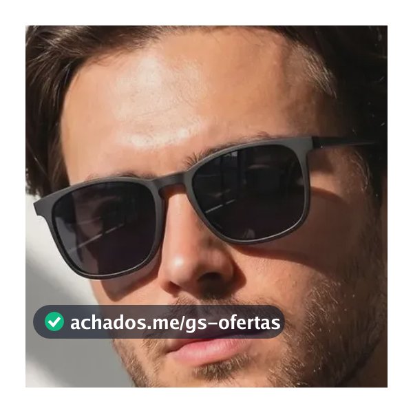 Óculos De Sol Masculino Quadrado Clássico Uv400 Original Ntf