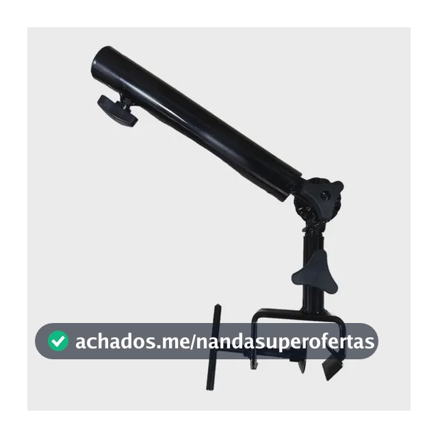 Suporte Guarda Sol Borda P/ Barco/batelão - Galvanizado Cinza G