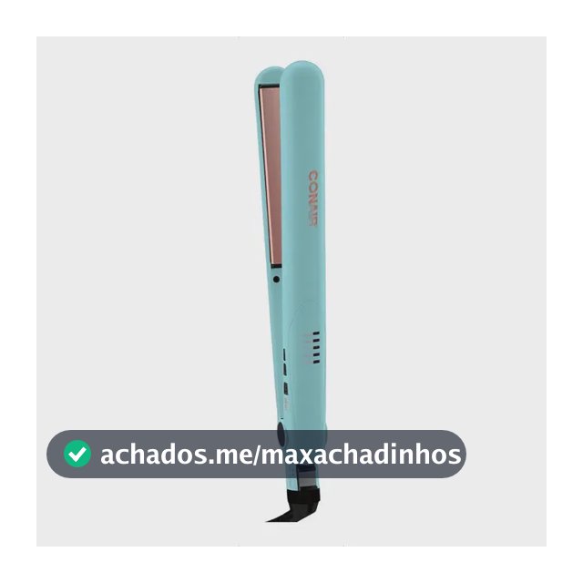 Prancha Conair Infusion Aloe Vera Cor Azul-Celeste Bivolt