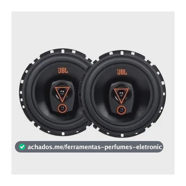 Par alto falante JBL multisystem 6TRMS80 Triaxial 6 Pol 160w cor preto