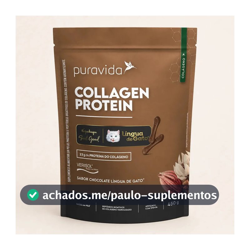 Colágeno Pura Vida Premium em pó sabor Chocolate x 450g