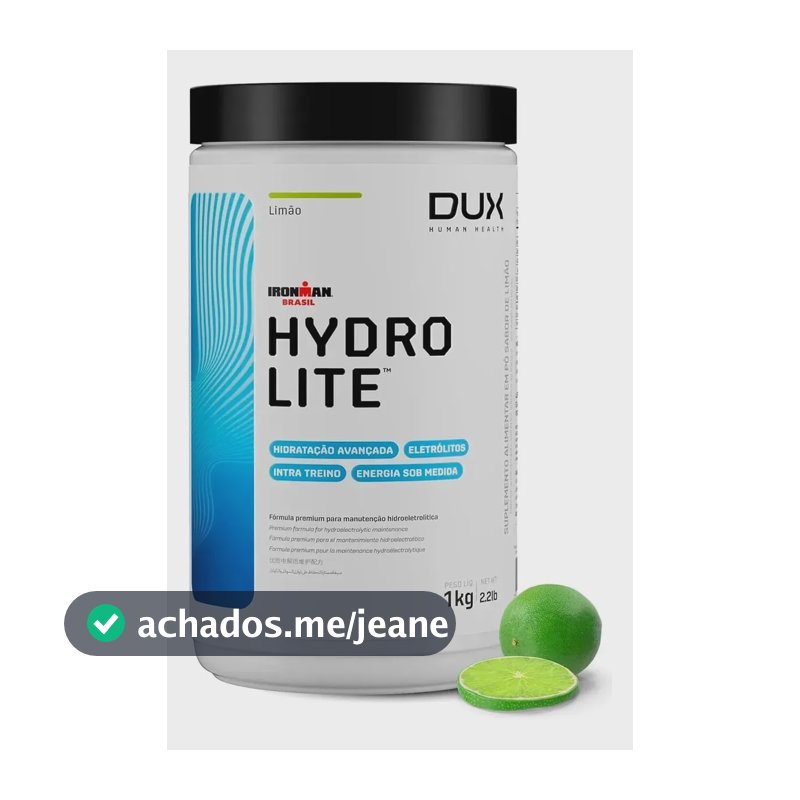 Suplemento Em Pó Dux Nutrition Hydrolite Carboidratos Sabor Limão Em Pote De 1000g Outros