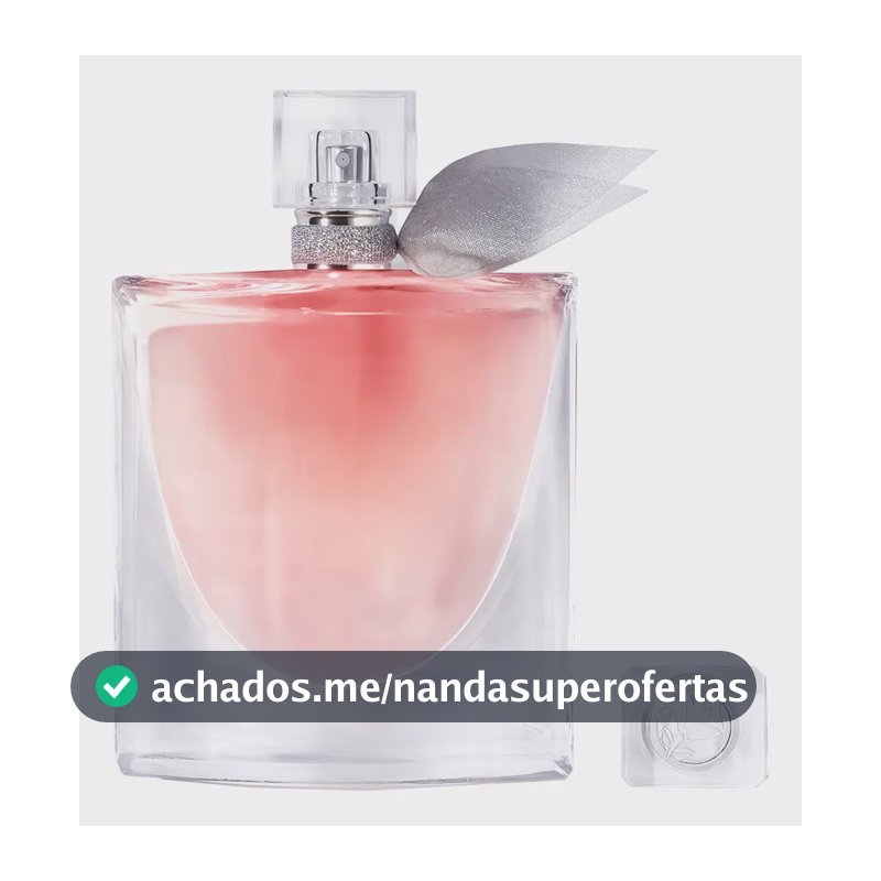 Perfume Feminino L' Eau de Parfum Fragrância Floral Gourmand Inebriante com Notas de Íris Nobre, Baunilha e Pralinê La Vie Est Belle Lancôme, Frasco com 100ml