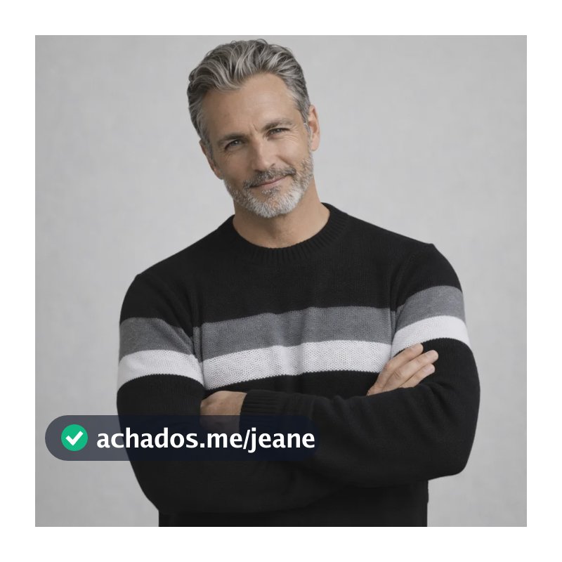 Suéter De Frio Moda Masculina De Inverno Camisa De Lã Tricô Preto--branco--cinza Geométrico G
