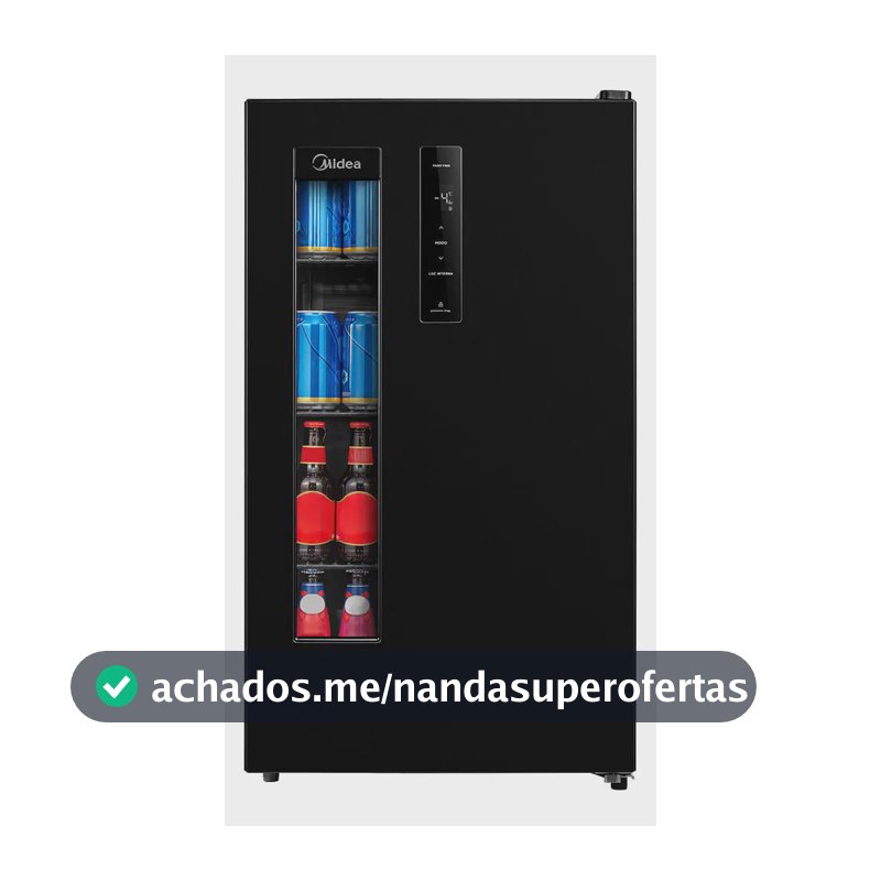 Cervejeira Midea Mdrx150fggdx Frost Free 82L Preto