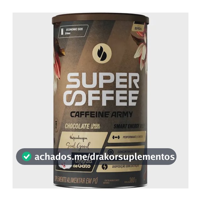 Supercoffee Lingua De Gato - Economic Size (380g) - Caffeine Army Chocolate