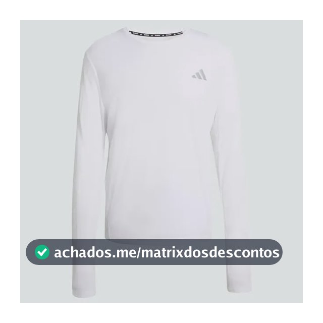 Camiseta adidas Manga Longa Adizero Masculina - Original