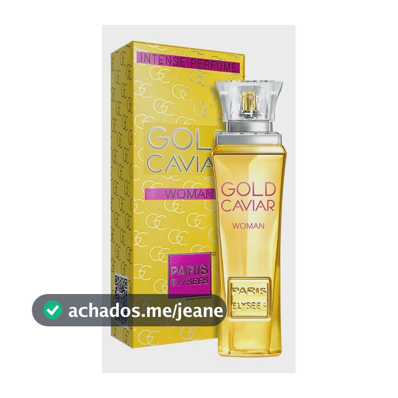 Perfume Gold Caviar Woman Paris Elysees Feminino Intense 100ml