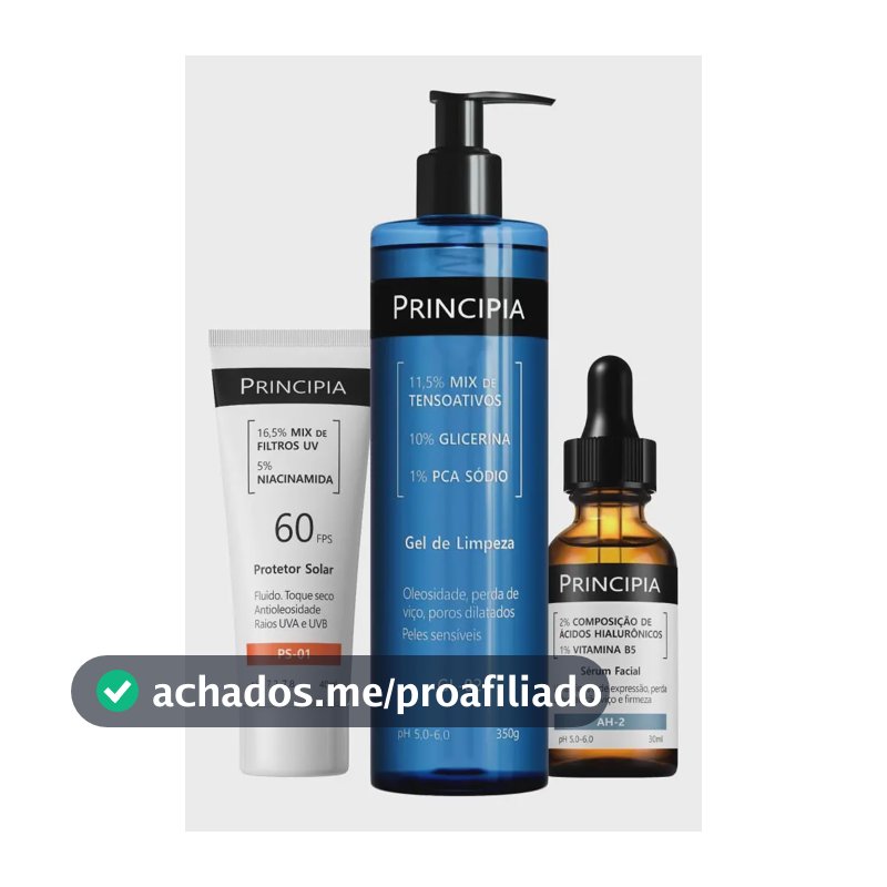 Principia Kit Primeira Rotina C/ Gl-02 + Ah-2 + Ps-01 Fps60