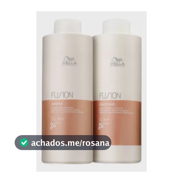 Wella Professionals Kit Fusion Salon Duo De 1l