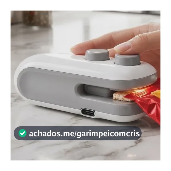 Seladora Embalagem Plástico Alimento Portátil Recarregável C