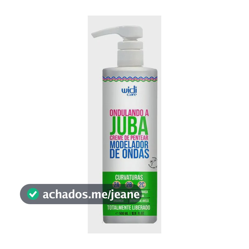 Ondulando A Juba Creme De Pentear Widi Care 500ml