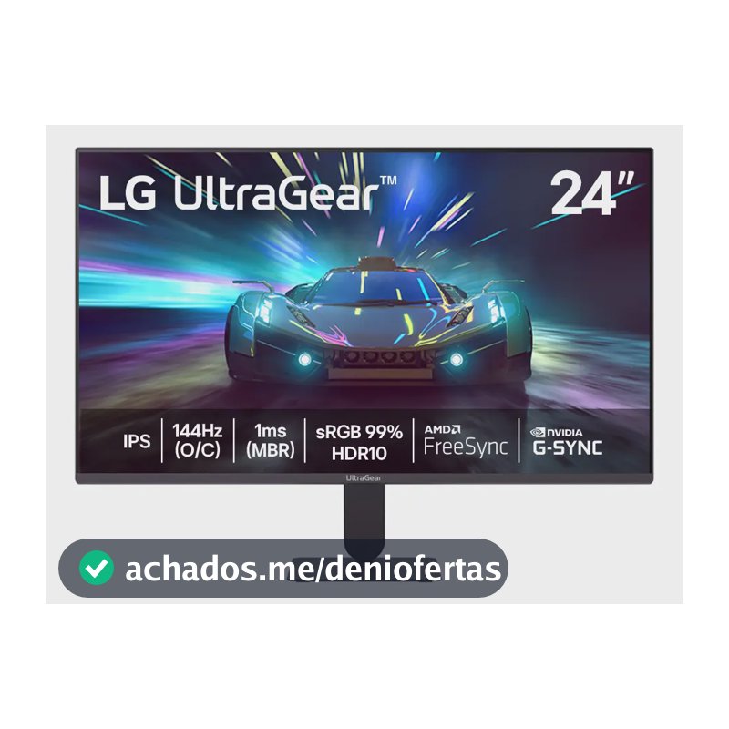 Monitor LG UltraGear™ 24G411A-B 24",FHD, 144Hz, 1ms (MBR), NVIDIA G-SYNC, AMD FreeSync, HDR10