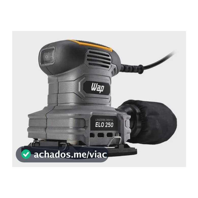 Lixadeira Orbital ELO 250 FW008918 Cinza, Amarelo e Preto Wap 127V