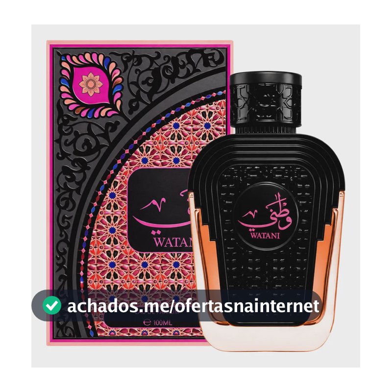 Al Wataniah Watani Pink Eau De Parfum Perfume Feminino 100ml