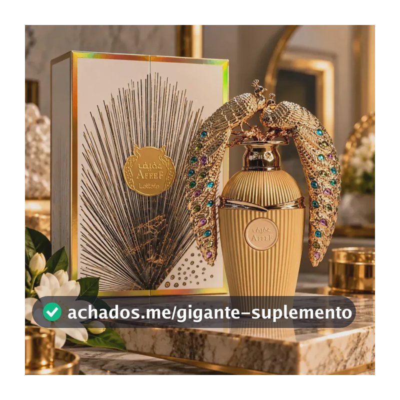 Perfume Arabe Lattafa Afeef Edp Unissex 100ml