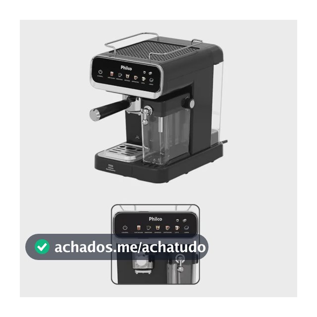 Cafeteira Philco Pcf05a 20 Bar 5 Em 1 1350w 220v Preto 220v