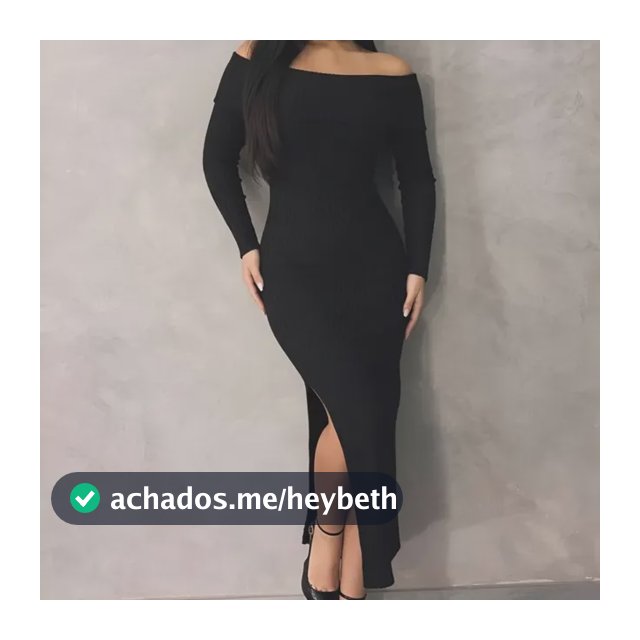Vestido Longo Feminino Casual Canelado Colado Ciganinha Zoe