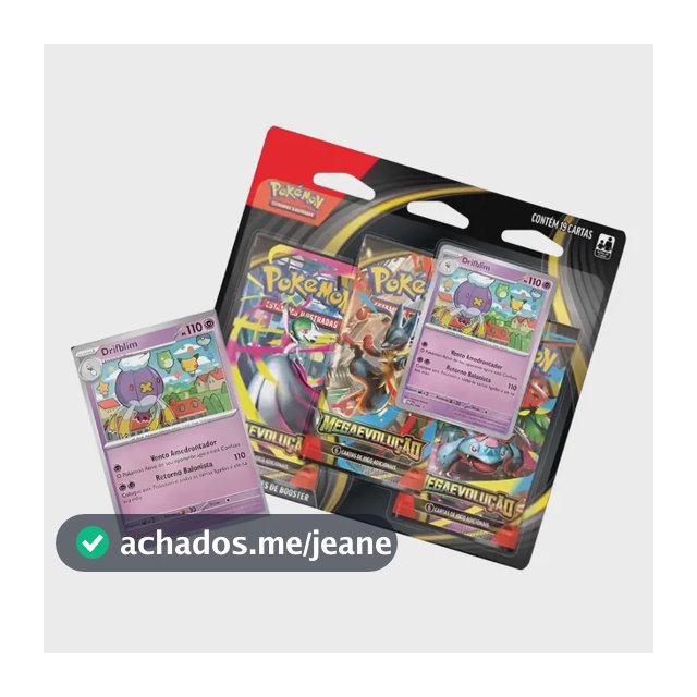 Blister Triplo Pokémon Mega Evolução Drifblim - Pokémon