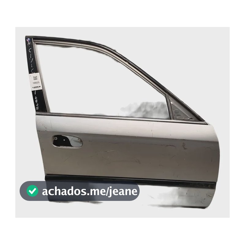 Porta Dianteira Direita Honda Civic 1998 A 2002 Dianteira Direita Cinza