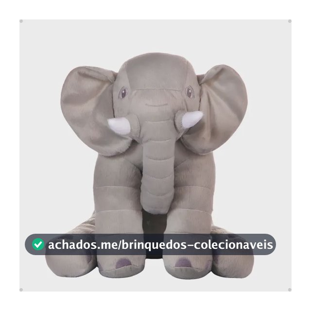 Almofada Elefante Gigante De Pelúcia Super Macio Brincar