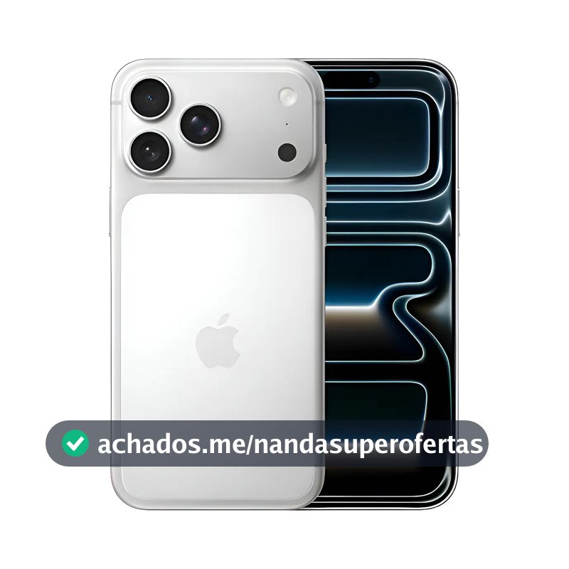 iPhone 17 Pro Max 512GB - Prateado - Distribuidor Autorizado