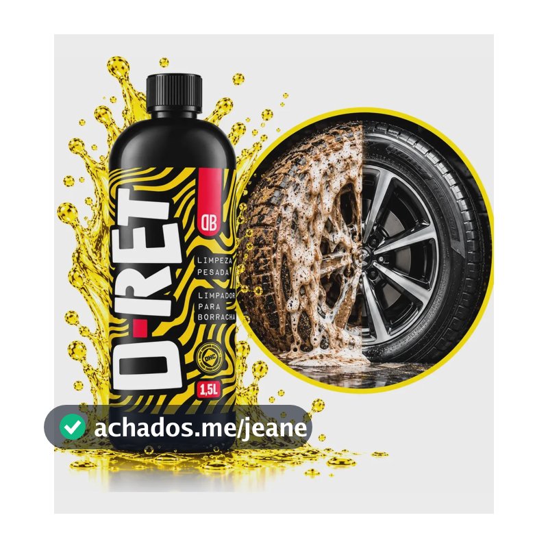 D Ret 1,5l Dub Boyz Limpador De Pneu Borracha Remove Barro