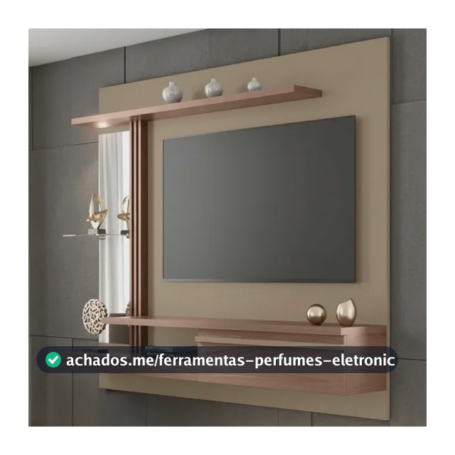 Painel Tv Suspenso Até 55 Polegadas Denver Led 160cm Fendi/freijó
