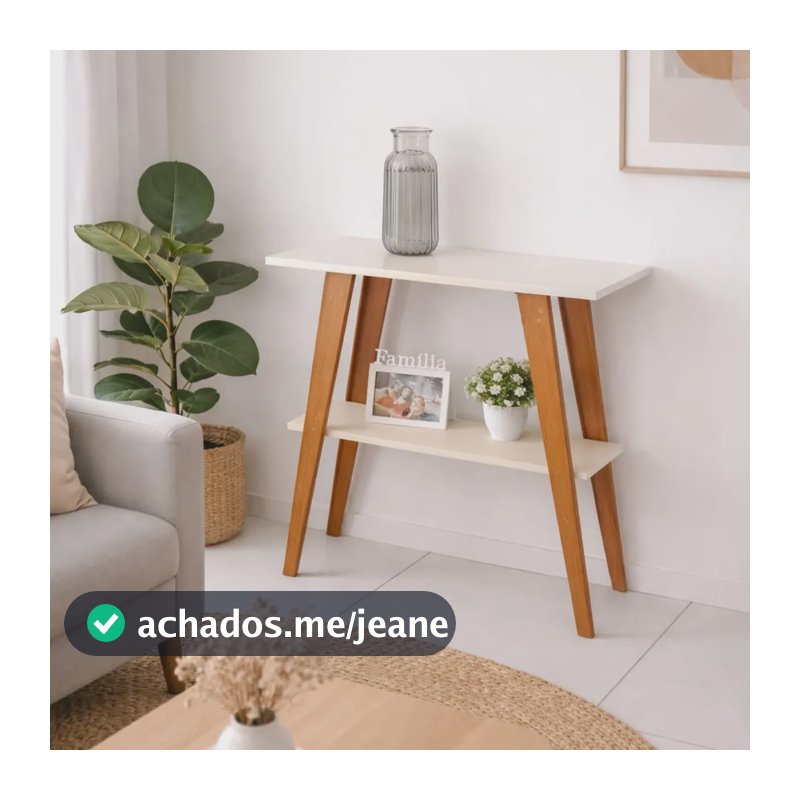 Aparador Moderno Para Sala Hall De Entrada Cantinho Do Cafe Off White