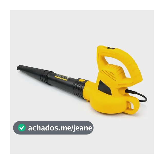 Soprador De Ar Elétrico Folhas E Resíduos Portátil 2000w