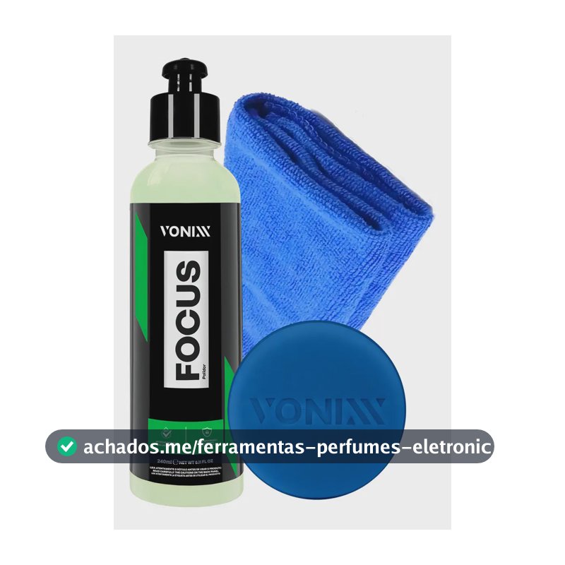 Removedor Chuva Ácida Vidros Vonixx Focus 240ml com Aplicador