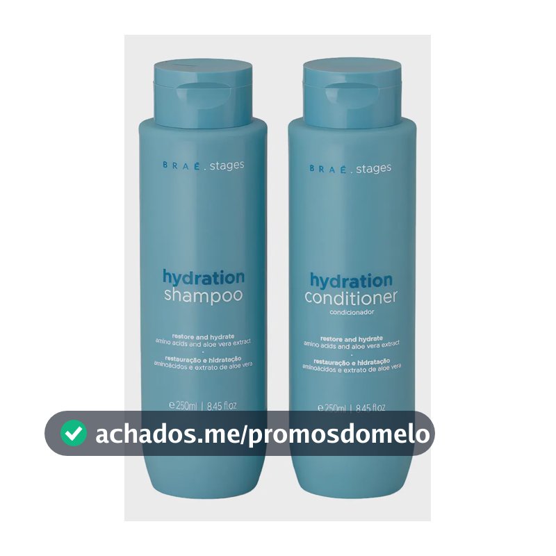 Kit Hidratação Braé Stages Shampoo + Condicionador Hydration