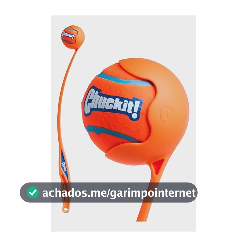 Brinquedo De Lançar Bolinhas P/ Cães Chuckit Sport 26l -66cm Azul