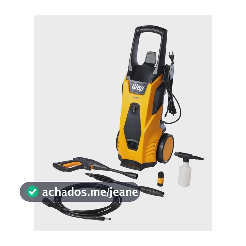 Lavadora de Alta Pressão WAP Líder 2200 1750W com 1800psi de pressão máxima