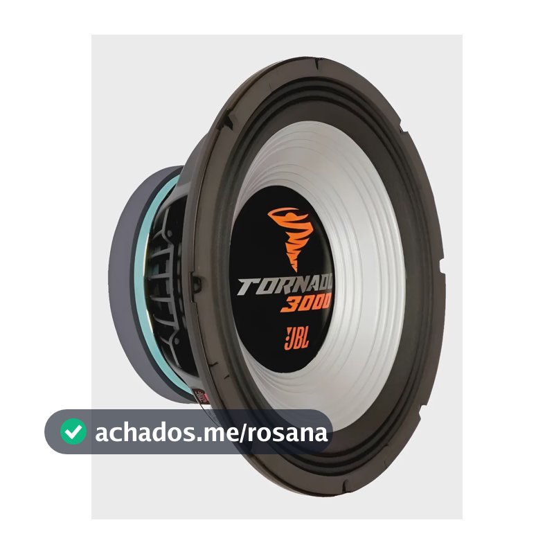 Subwoofer Tornado 3000 15 Polegadas 1500w Rms 15swt3000 Preto