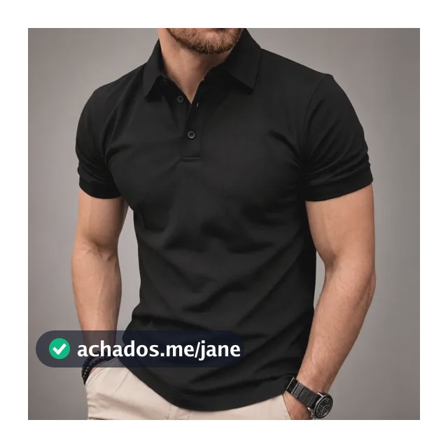 Camisa Gola Polo Masculina Pique Premium Algodão Confortável