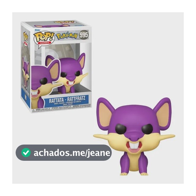 Boneco Funko Pop! Pokémon - Rattata (EMEA)