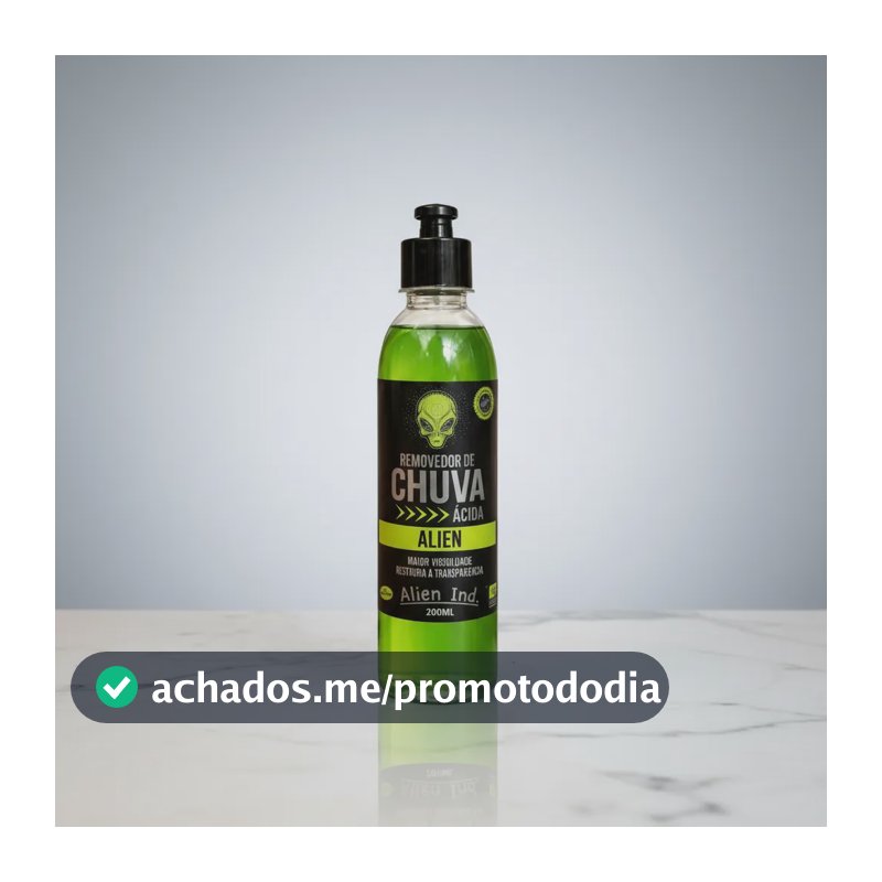 Limpador De Vidros E Box Blindex Removedor Chuva Ácida Alien