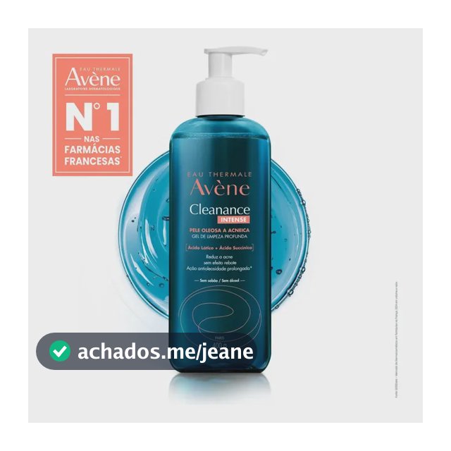 Gel de Limpeza Facial Avène Cleanance Intense Pele Oleosa 400g