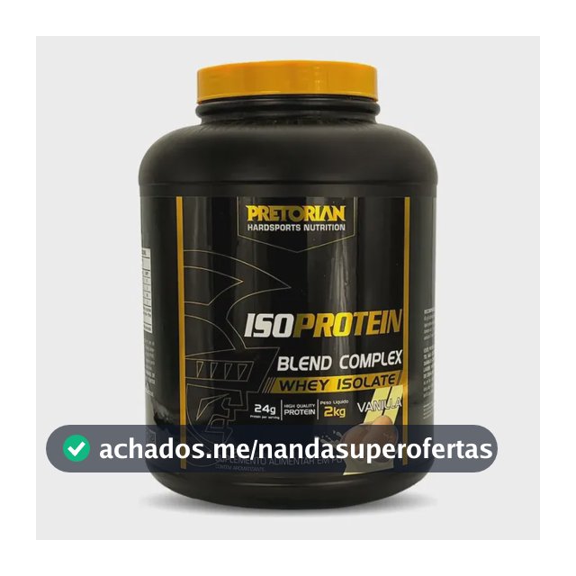 Whey Protein Iso Blend Complex Isolado 2kg Pretorian Baunilha