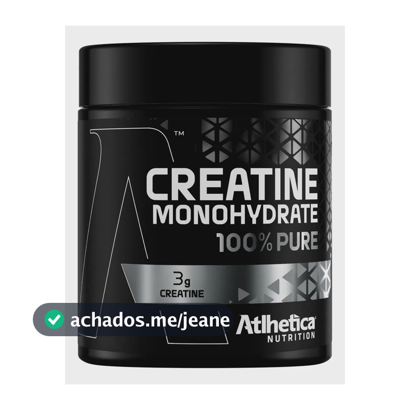 Creatina 300g - Creatine 100% Pure - Atlhetica Nutrition Sem Sabor