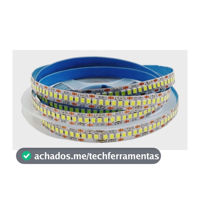 5 Metro Fita Led 2835 12v Ip20 240leds/m 48w/m 3000k Ou6000k Cor da luz Branco-neutro 4000K