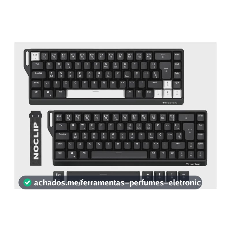 Teclado Magnético Gamer 60% 8000hz Rt0,01 | Switch Huano Preto Português Brasil