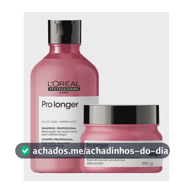 Shampoo 300ml E Máscara 250g Pro Longer Loreal