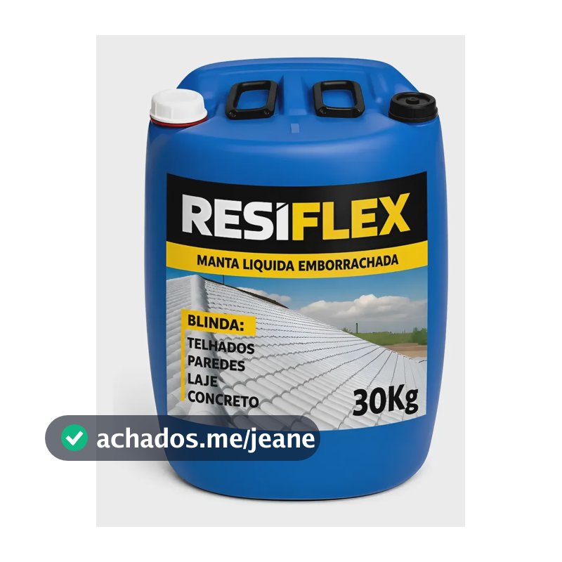 Manta Líquida Acrílica 30kg Laje Telhado Impermeável 30kg Branco
