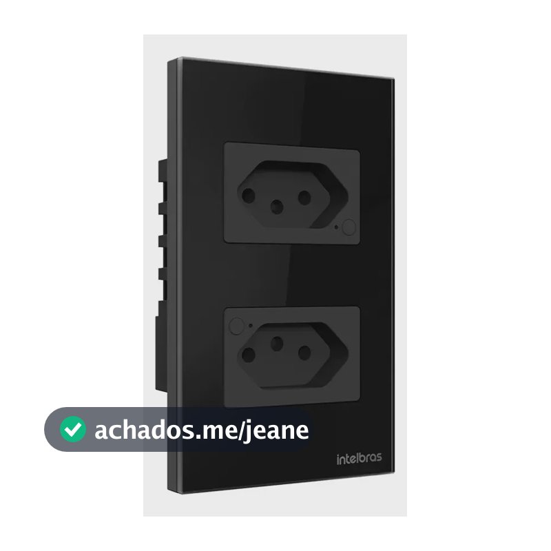 Tomada Inteligente Wi-fi Etw 1002 Intelbras Preto